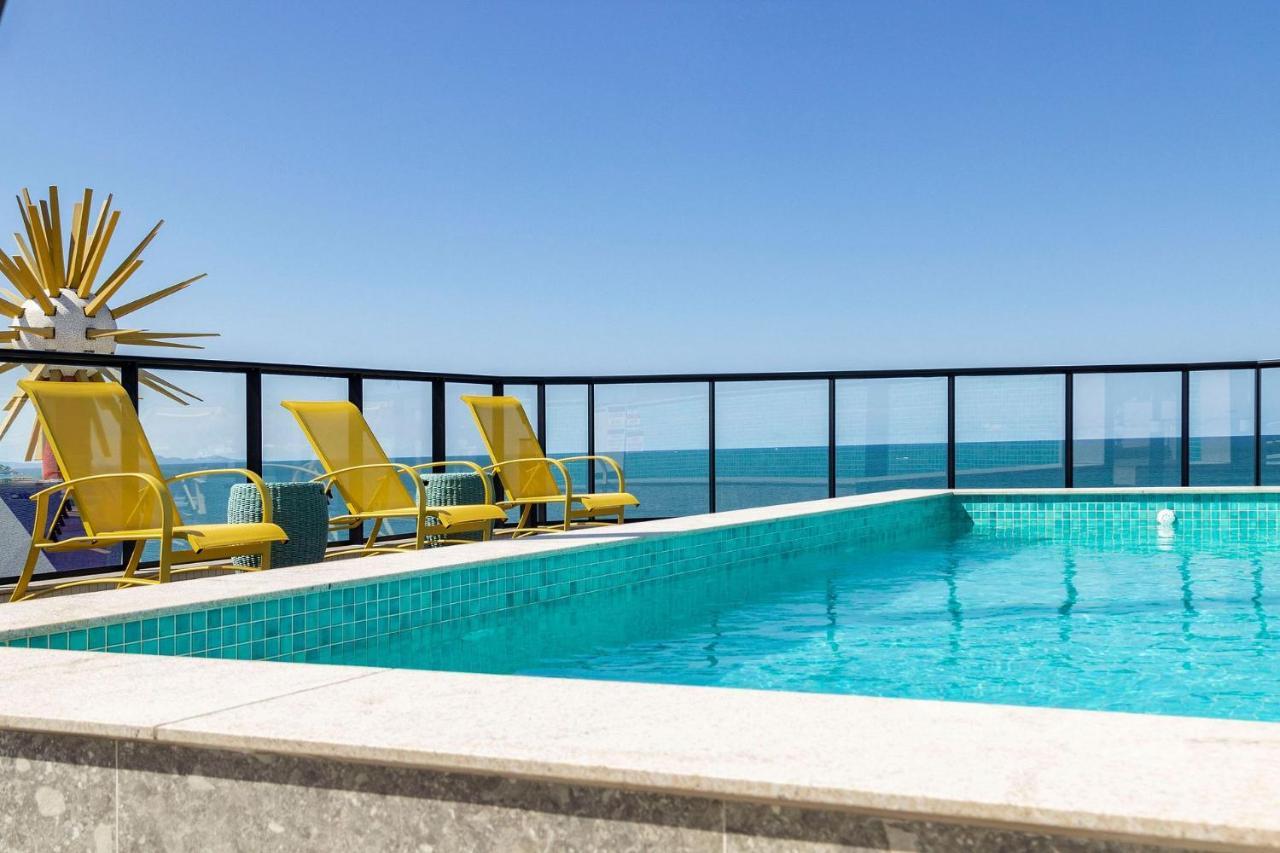 Aion Suites 302 - Lindo Apartamento Com Vista Para O Mar, A 60M Da Praia De Bombinhas, Com Piscina E Academia No Rooftop. Eksteriør bilde