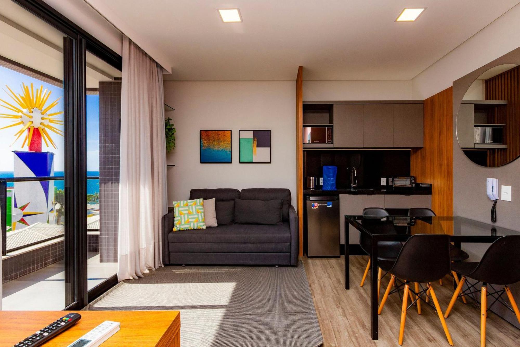 Aion Suites 302 - Lindo Apartamento Com Vista Para O Mar, A 60M Da Praia De Bombinhas, Com Piscina E Academia No Rooftop. Eksteriør bilde