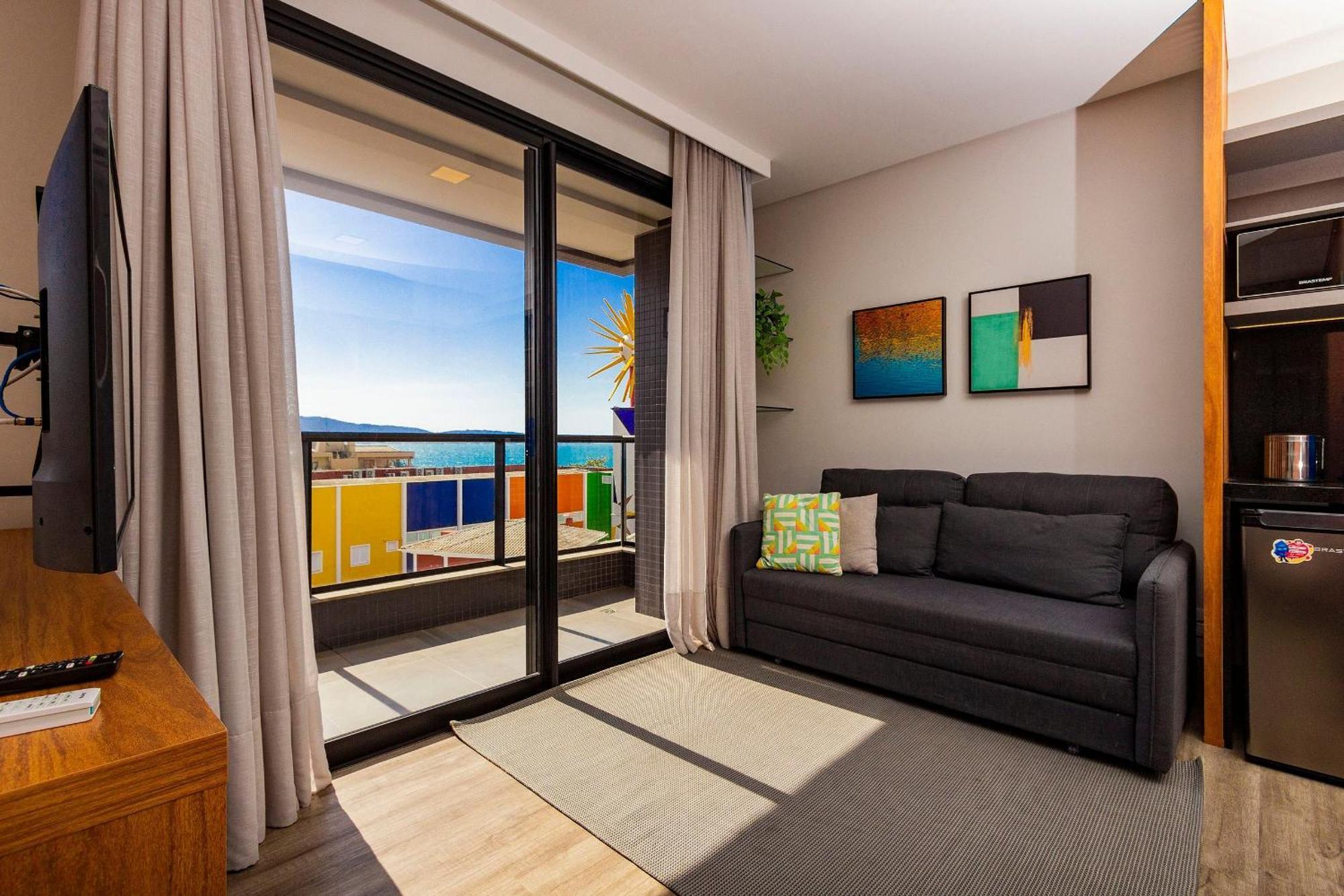 Aion Suites 302 - Lindo Apartamento Com Vista Para O Mar, A 60M Da Praia De Bombinhas, Com Piscina E Academia No Rooftop. Eksteriør bilde